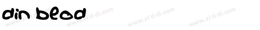 din blod字体转换
